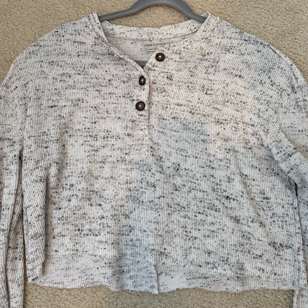 Urban Outfitters Cropped Button Shirt